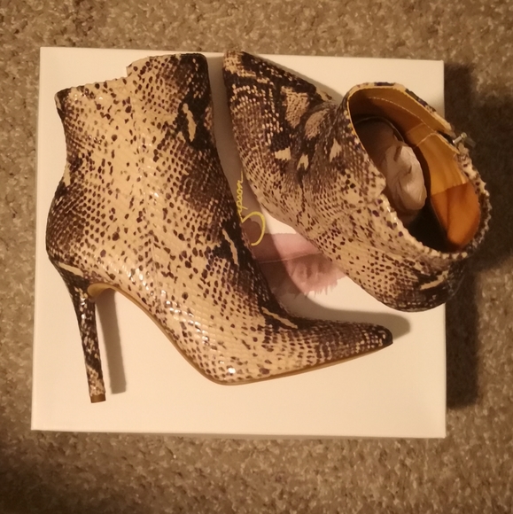 Jessica Simpson Python Booties - Picture 5 of 9